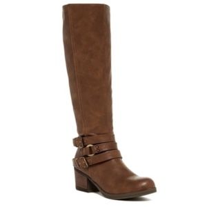 CARLOS SANTANA CAMDYN MULTI BUCKLE RIDING BOOTS